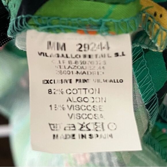 Vilagallo Collar Sleeveless Print Sheath Mini Dress Sz 18 (50) NWT - Picture 8 of 10